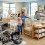 ¿Qué buscar en una tienda de bebe para la llegada del recién nacido?
