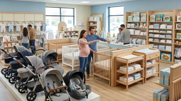 ¿Qué buscar en una tienda de bebe para la llegada del recién nacido?