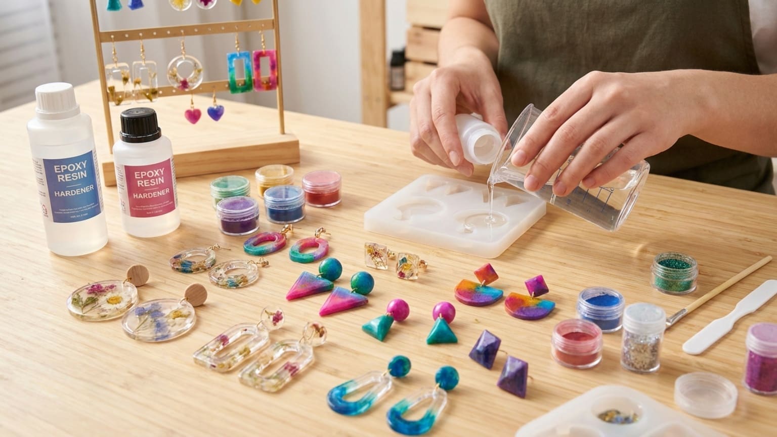 ¿Qué son los aretes de resina y por qué se han vuelto tendencia?