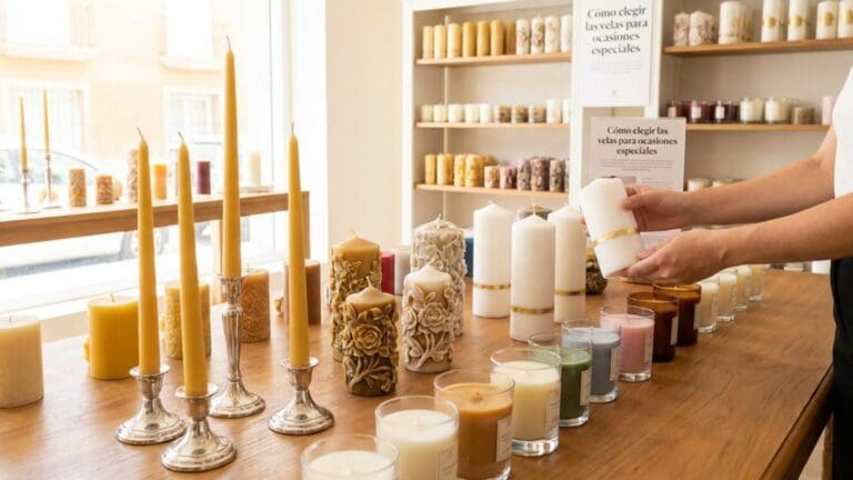 ¿Cómo elegir las velas para ocasiones especiales?