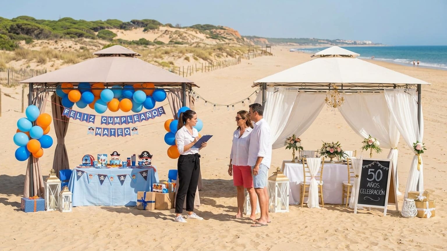 ¿Qué considerar para la decoración de cumpleaños en Matalascañas?