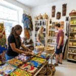 ¿Qué se puede encontrar en una tienda de productos africanos?