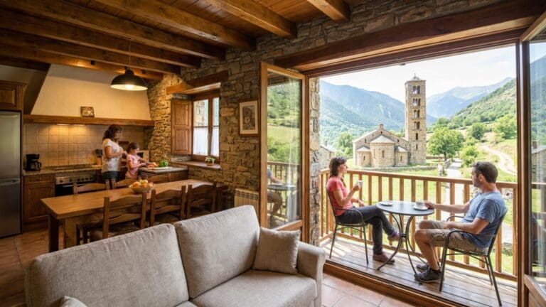 ¿Qué ofrece un apartamento rural en la Vall de Boí para su estancia?