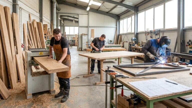 ¿Qué es la fabricación de mesas y cómo se realiza este proceso?