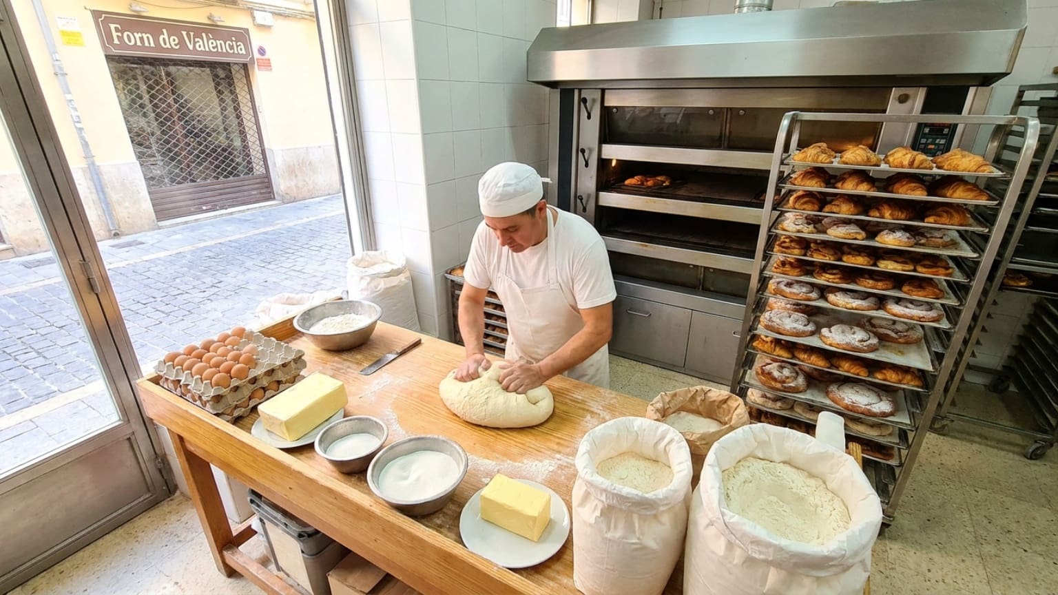 ¿Qué es la bollería diaria en Valencia y cómo se elabora?