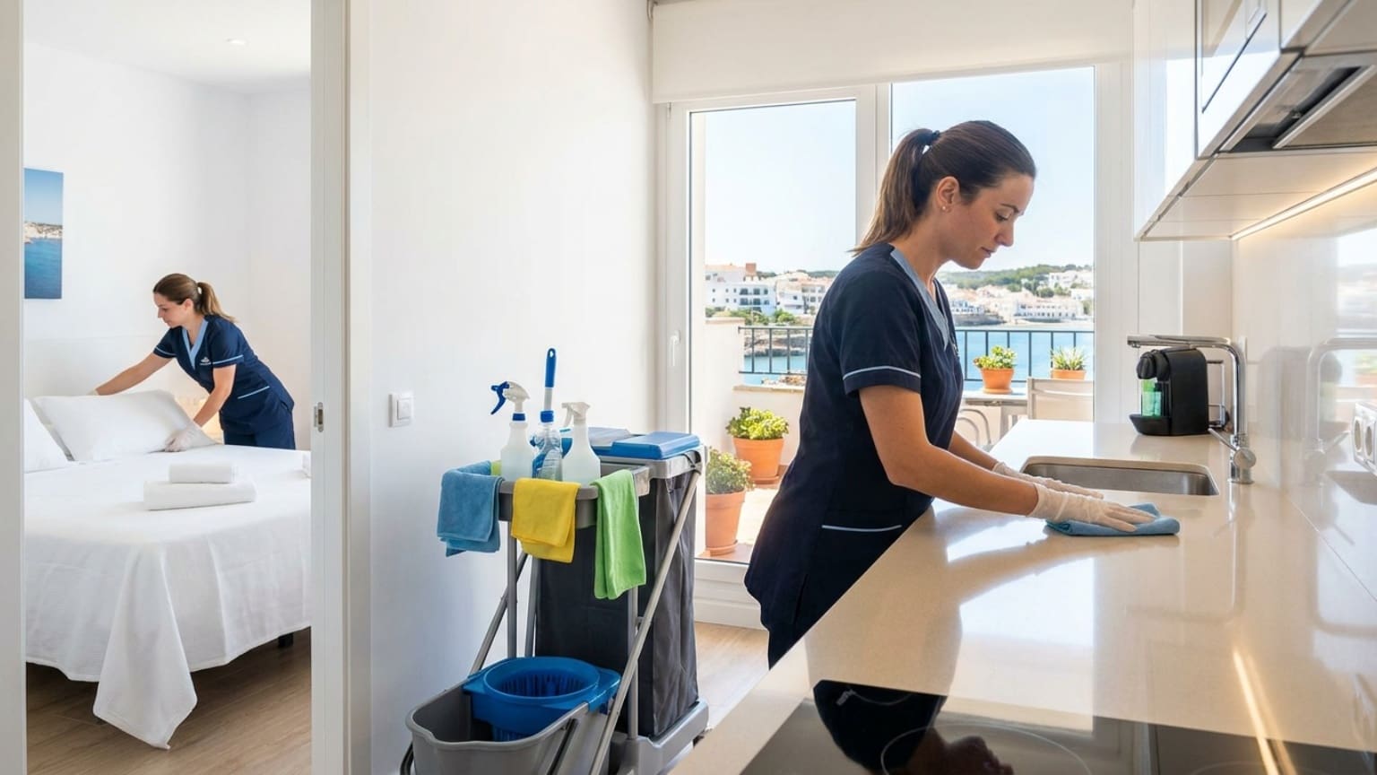 ¿Qué implica la limpieza de apartamentos turísticos en Menorca para el éxito del alquiler?