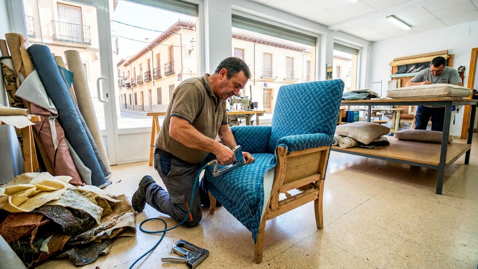 ¿Qué servicios de tapicería se ofrecen en Humanes de Madrid?