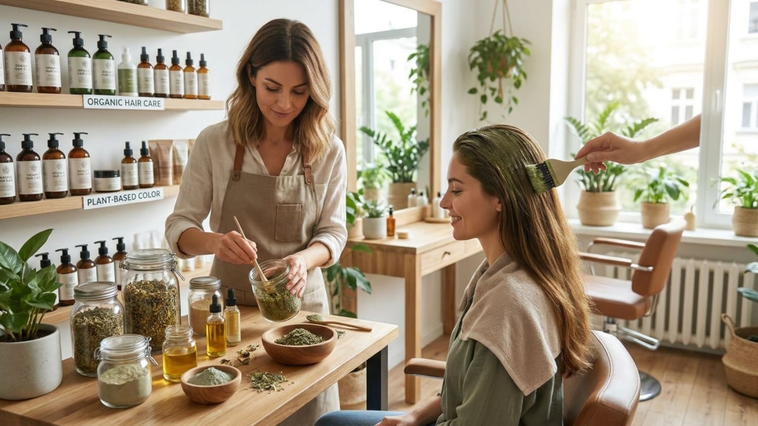 ¿Qué es la peluquería natural y cómo beneficia al cabello?