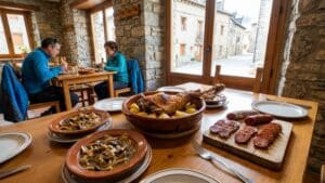 ¿Qué opciones para comer en Bielsa ofrece la gastronomía local?