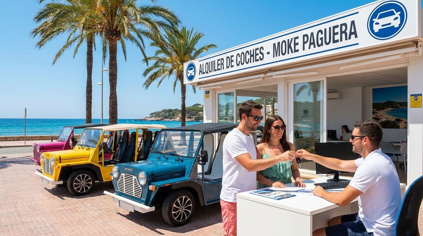 Alquiler de coche moke en Paguera para disfrutar la costa