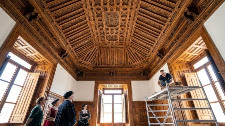 ¿Qué son los artesonados históricos y por qué son valiosos?