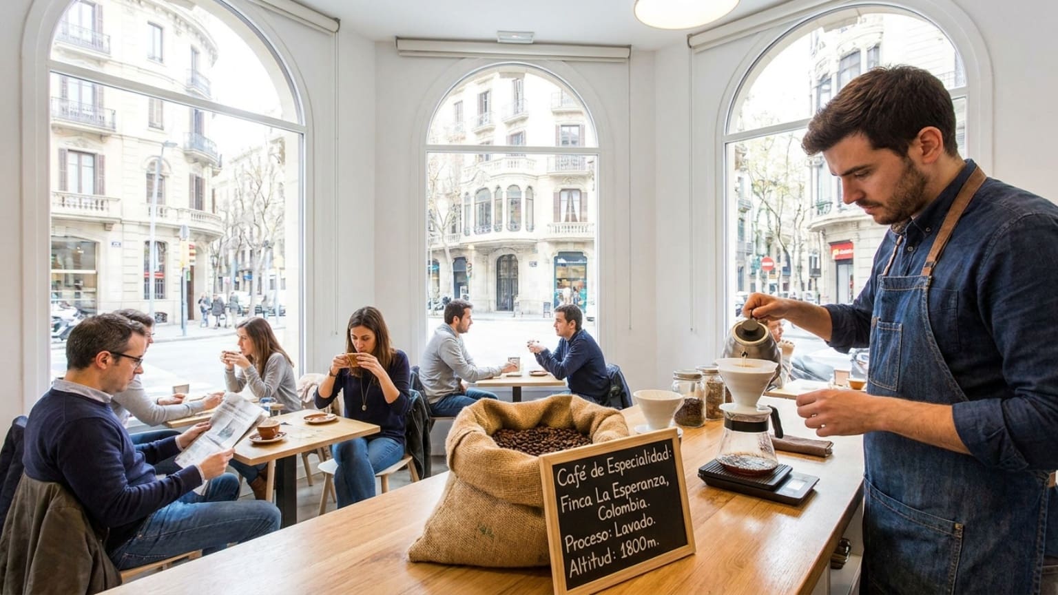 ¿Qué distingue al café de especialidad en Barcelona?