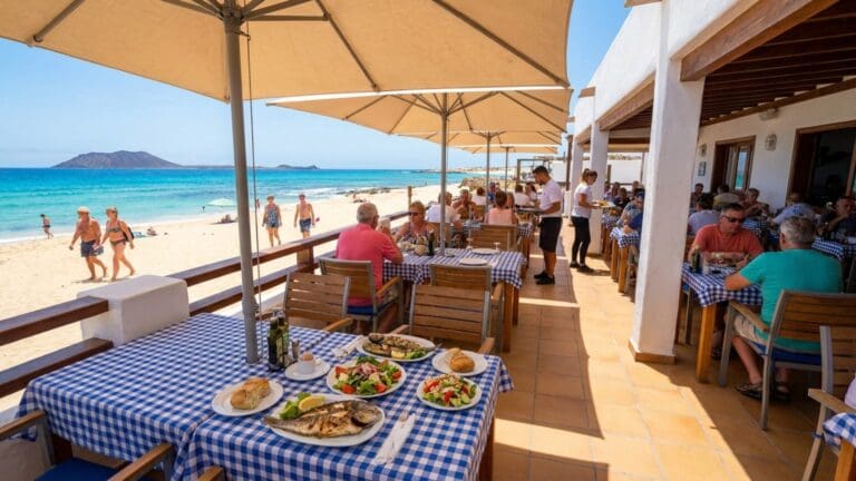 ¿Qué considerar al buscar un restaurante de playa en Corralejo?