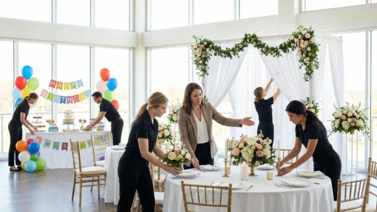 ¿Qué es la decoración para bodas y celebraciones?