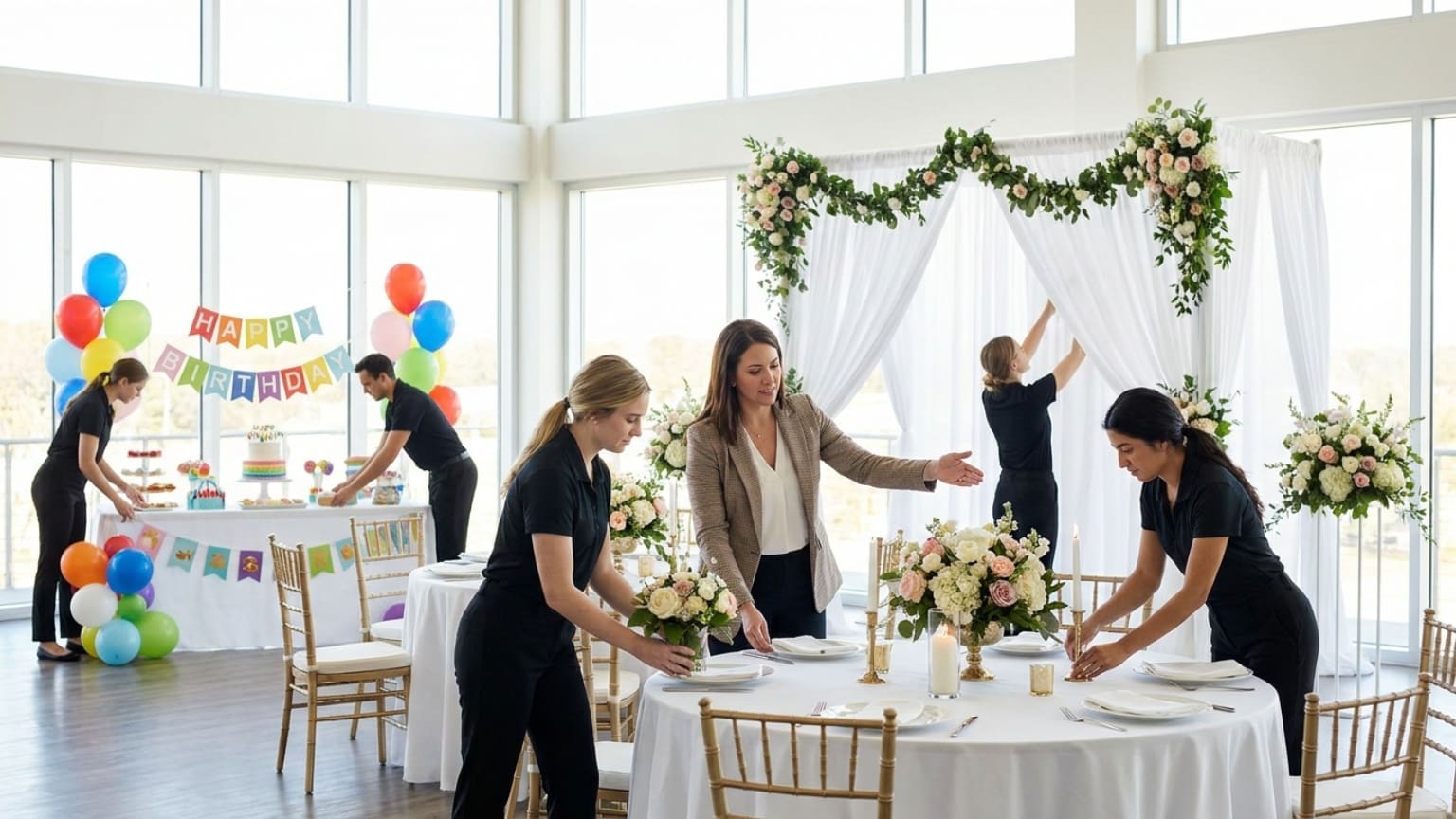 ¿Qué es la decoración para bodas y celebraciones?