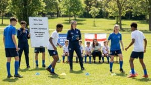 ¿Qué son los campamentos de fútbol en inglés?