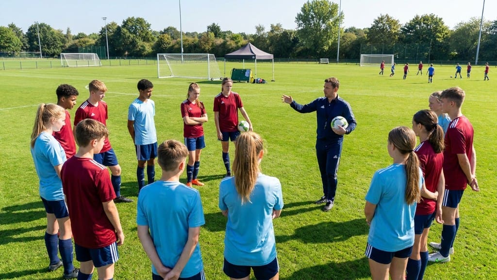 ¿Qué es un campamento de fútbol en inglés?