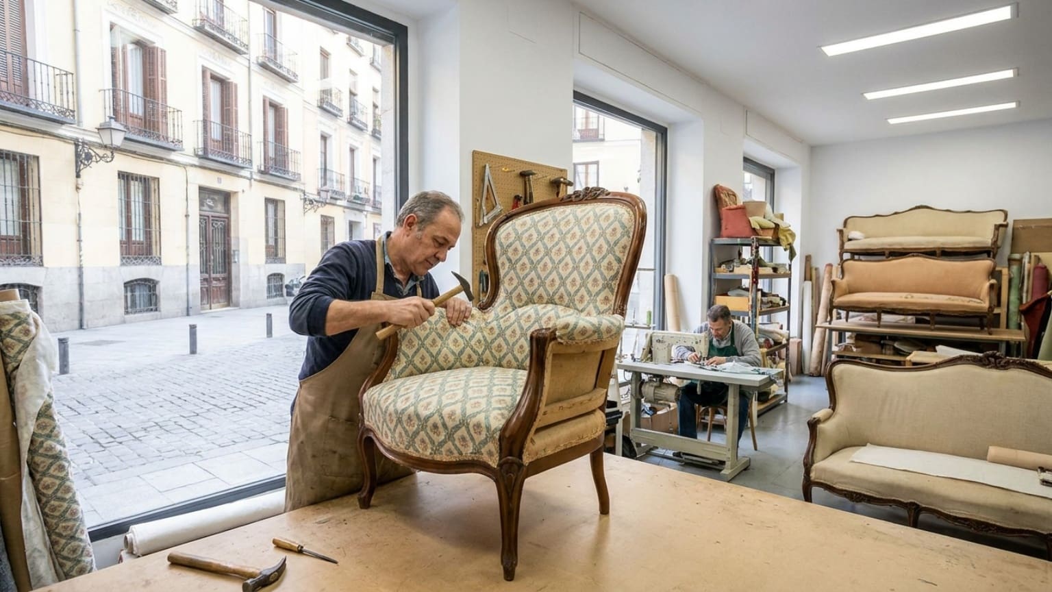 ¿Qué considerar al buscar un servicio de tapicería en Madrid centro?