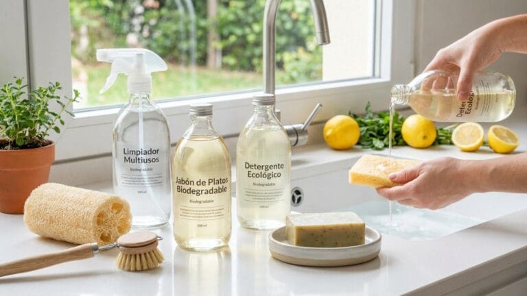 ¿Qué son los productos de limpieza biodegradables y cómo funcionan?