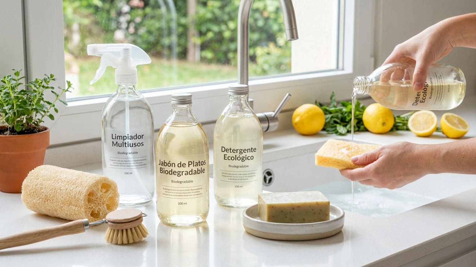 ¿Qué son los productos de limpieza biodegradables y cómo funcionan?