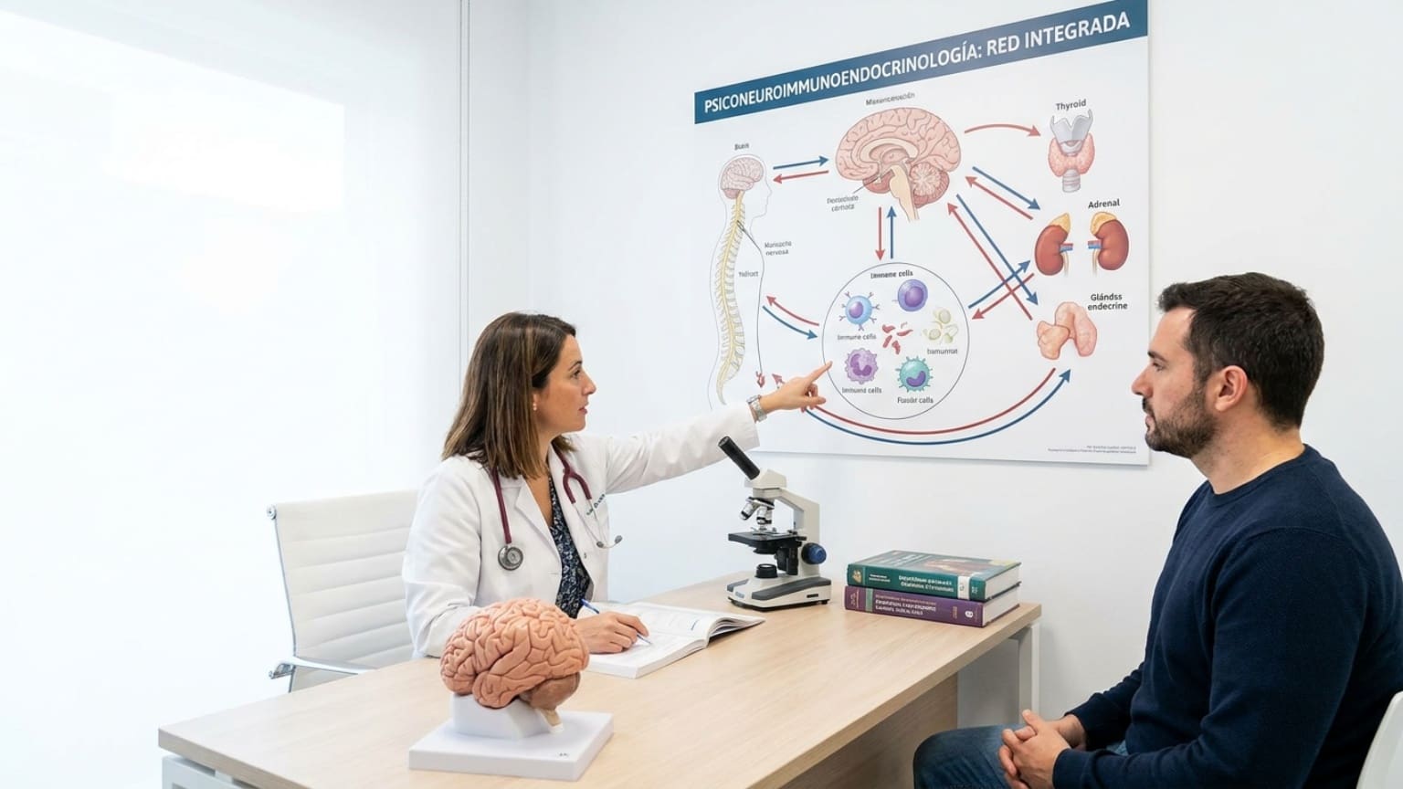¿Qué es la psiconeuroimmunoendocrinología y su relación con la salud?