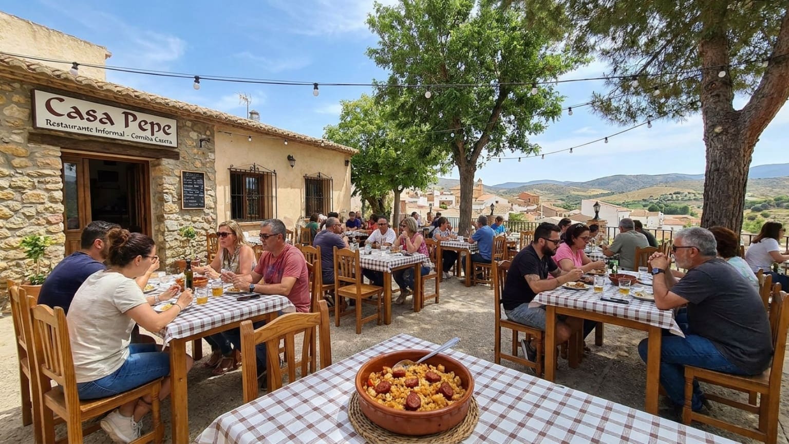 ¿Qué hace a un restaurante informal en Chirivel una buena opción para comer?