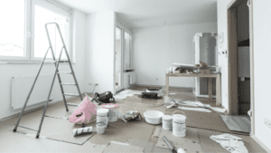 Accesorios para pintura utilizados para conseguir acabados profesionales en paredes y fachadas.