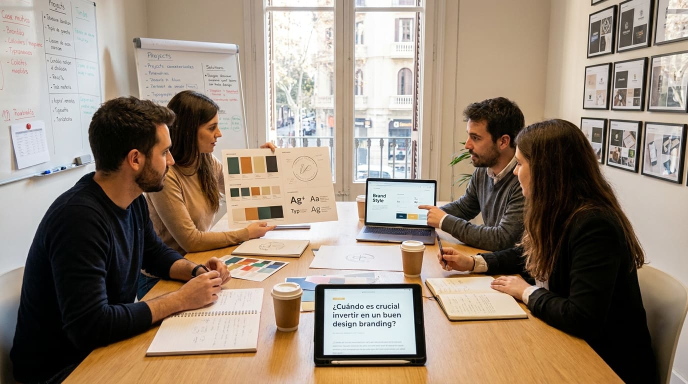 ¿Cuándo es crucial invertir en un buen design branding?